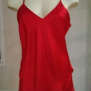 Lasoie 100% silk camisole/tap pants set